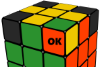 Orientación de las esquinas de la última capa del cubo de Rubik